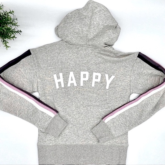 SOLD ON CROSSPOST NWT Spiritual Gangster Full Zip HAPPY Hoodie 💜💜 - Picture 4 of 7